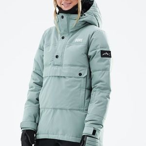 DOPE Puffer W Women's Snowboard Jacket Faded Green